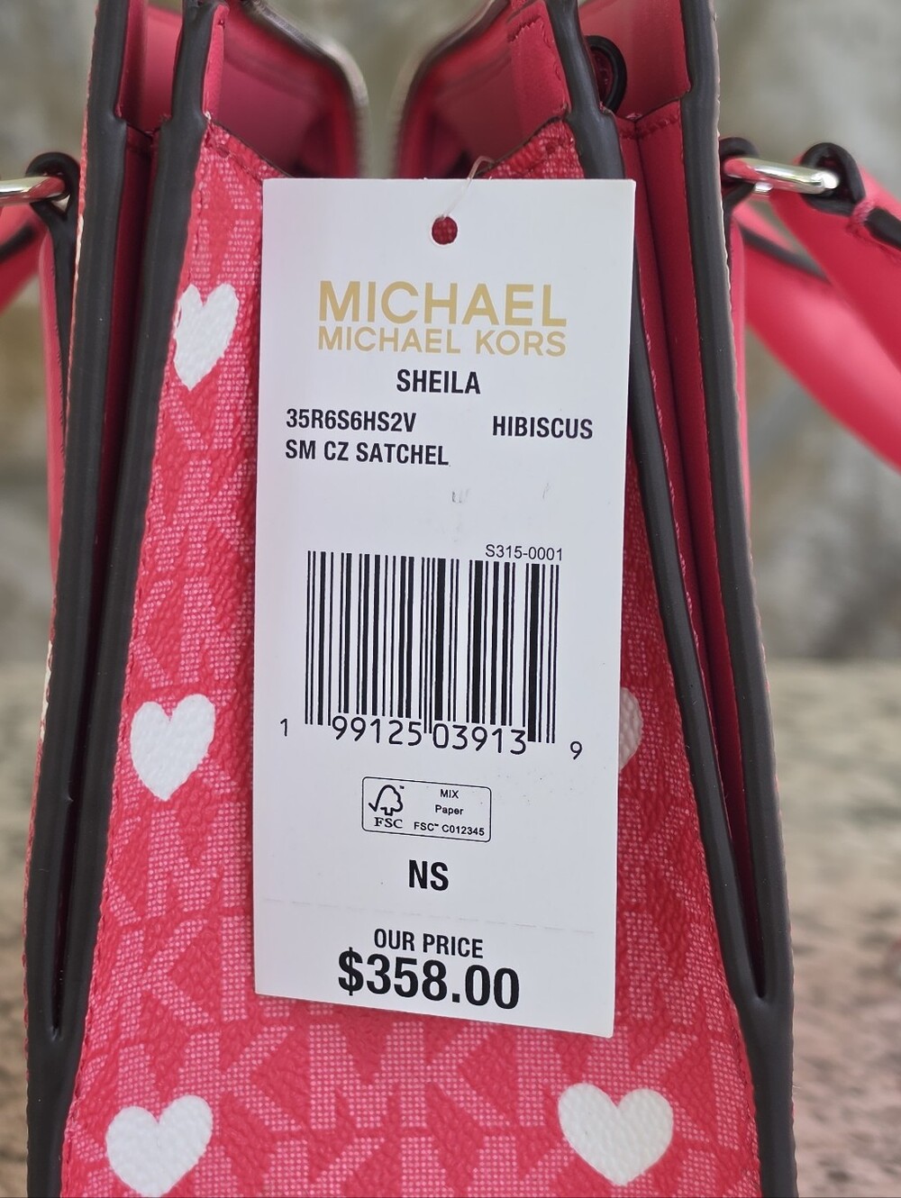 Michael Kors Sheila Small Pink Crossbody - Picture 7 of 9